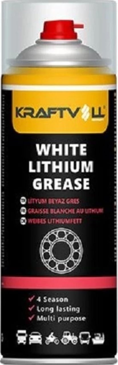 Sıvı Lityum Beyaz Gres Yağı Sprey - 400 Ml