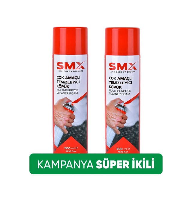 Çok Amaçlı Temizleyici Köpük Sprey 500ml 2 Adet