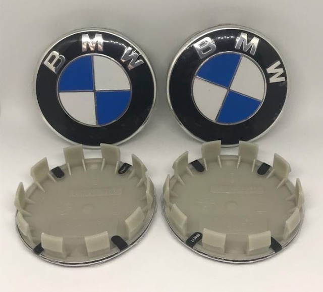 Bmw Jant Logosu 68 MM Beyaz - Mavi