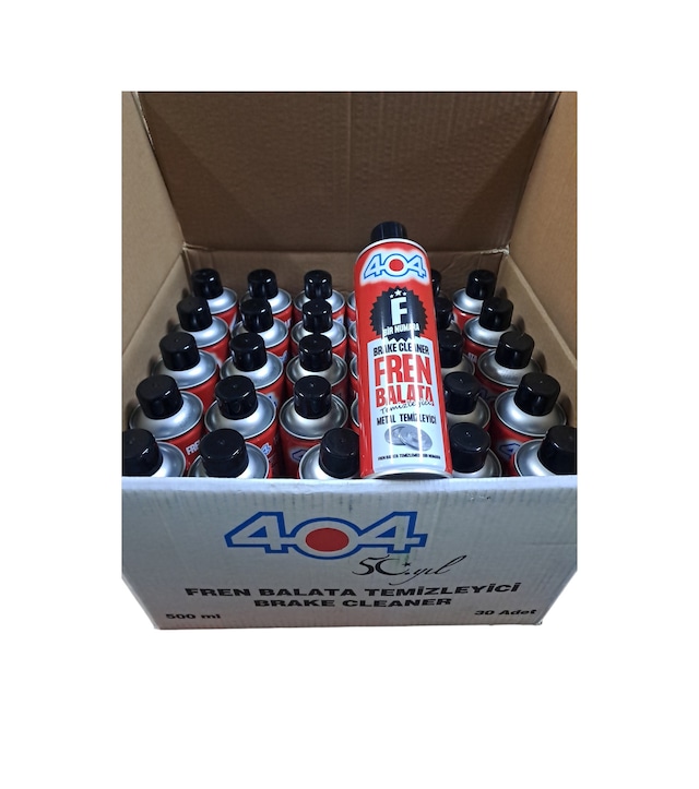 404 Fren Balata Spreyi Temizleyici Sprey 500 Ml 1 Koli 30 Adet