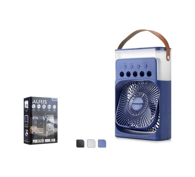 Auris Arsfns10 Masa Üstü Buharlı Mini Fan 600 Ml - 3 Kademe Serinletici