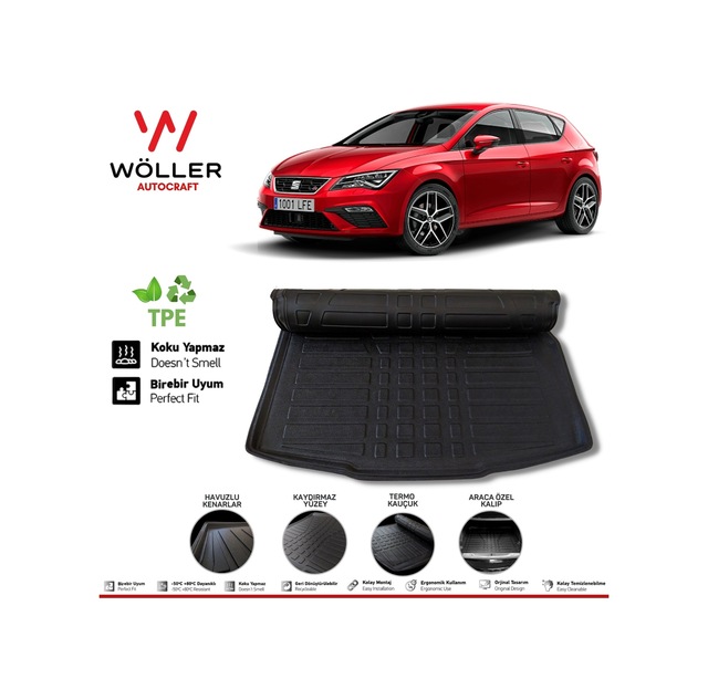 Seat Leon Bagaj Havuzu 2013 2020 Arası 3D Wöller Ultraflex