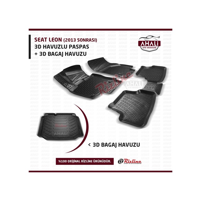 Rizline Seat Leon Paspas ve Bagaj Havuzu 2013 Sonrası
