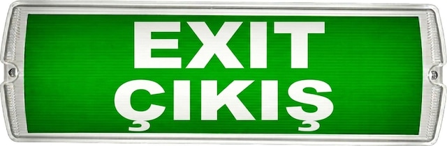 Sg227-e6 Ledli Acil Aydınlatma Armatürü Exit Çıkış Cb967