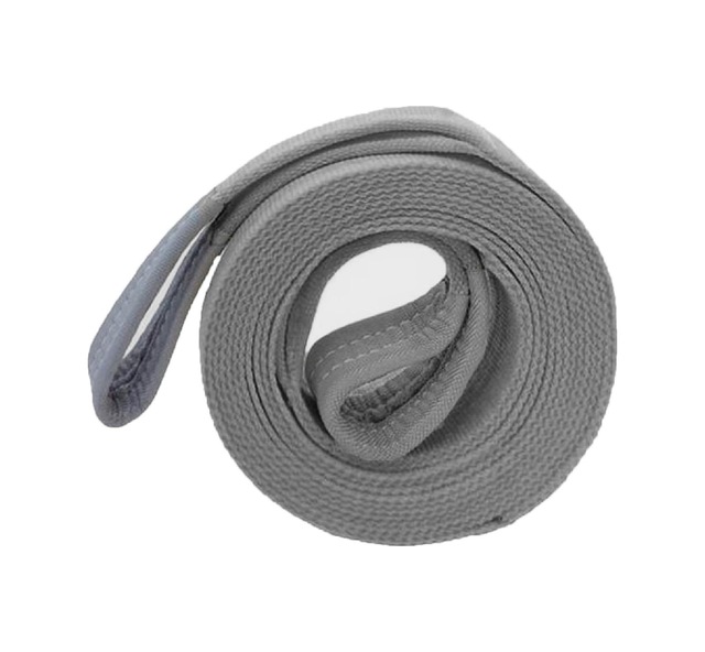 Tr Sapan Polyester Spanzet 4 Ton 2 Metre Gri Sağlam Yük Kaldırma Taşıma İndirme Halat