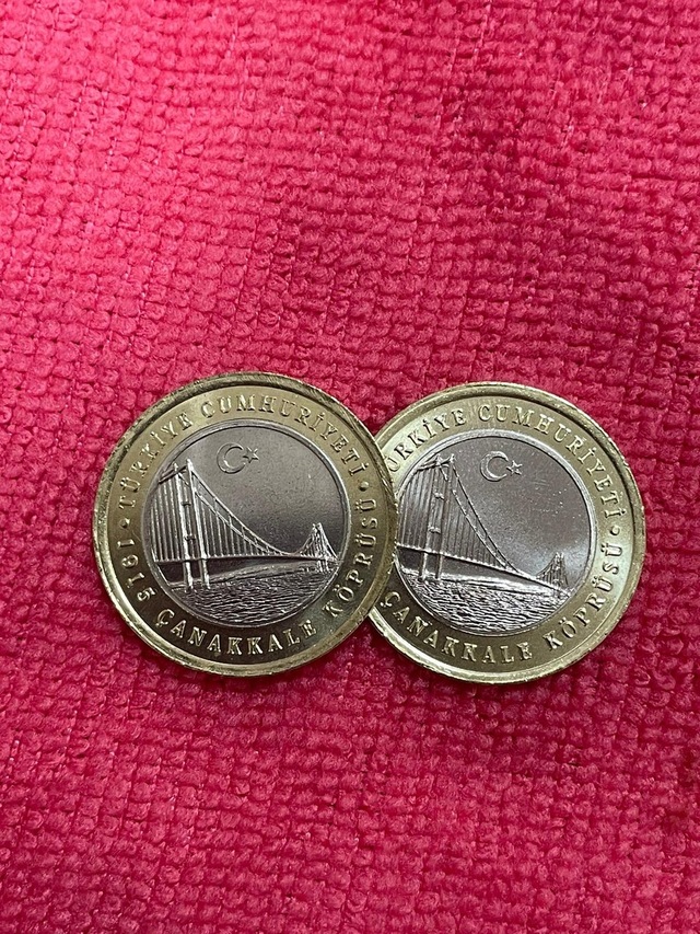 ÇANAKKALE 1915 KÖPRÜ HATIRA PARA SET