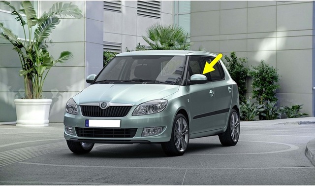 Skoda Fabia 2 2007-2014 Sol Dış Dikiz Aynası Kapağı 5J0857537A