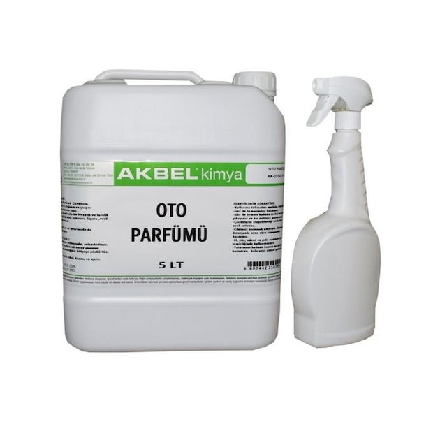 Akbel Oto Parfümü 5 Litre + Uygulama Spreyi