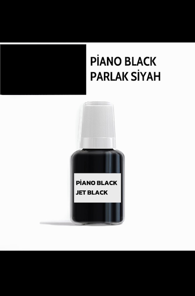Piano Black Parlak Siyah - Fırçalı Kutuda Rötuş Boyası 30ml.