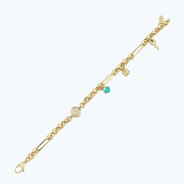 Altınbaş Altın Şans Zincir Bileklik Abl0299-y-25940 Çok Renkli