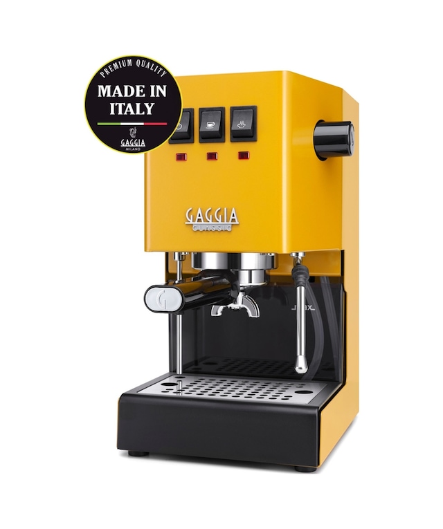 Gaggia RI9481/18 Milano New Classic Evo 2023 Gün Işığı Sarısı Manuel Espresso Makinesi