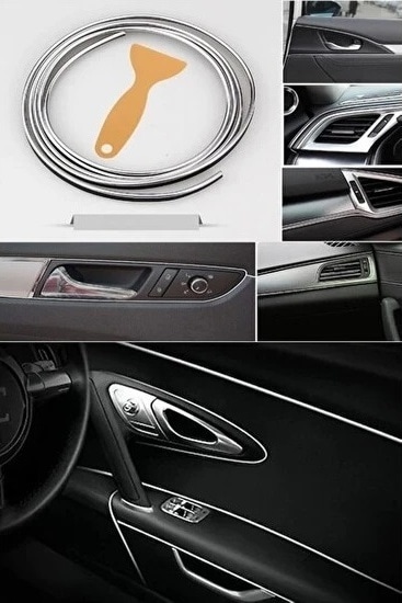 Renault Toros Araç Içi Nikelaj Krom 2 Metre Torpido Ip Trim Fitili