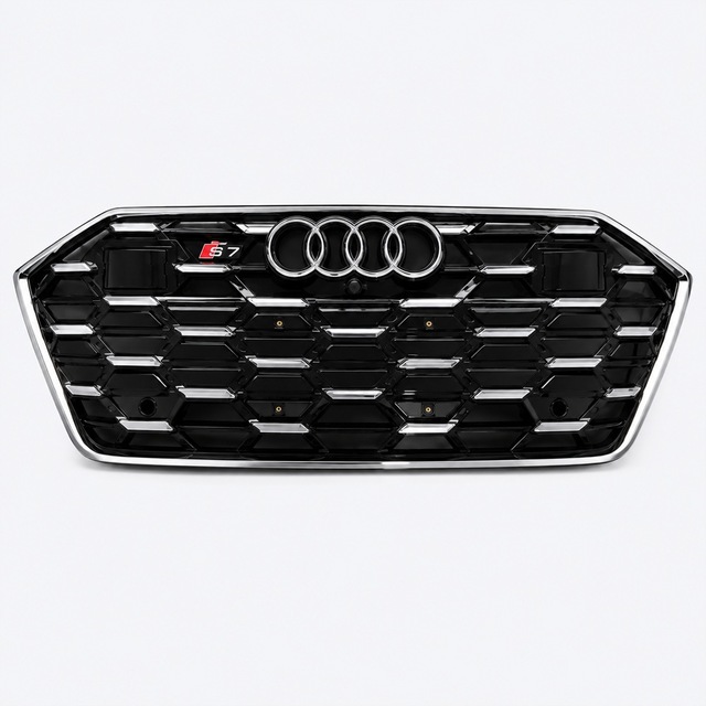 Autogp Audi A7 S7 Ön Panjur Izgara Krom Siyah 2025+