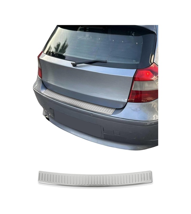 Bmw 3 Serisi F31 Touring 2011-2019 Uyumlu Krom Arka Tampon Eşiği Paslanmaz Çelik Taşlı Mat