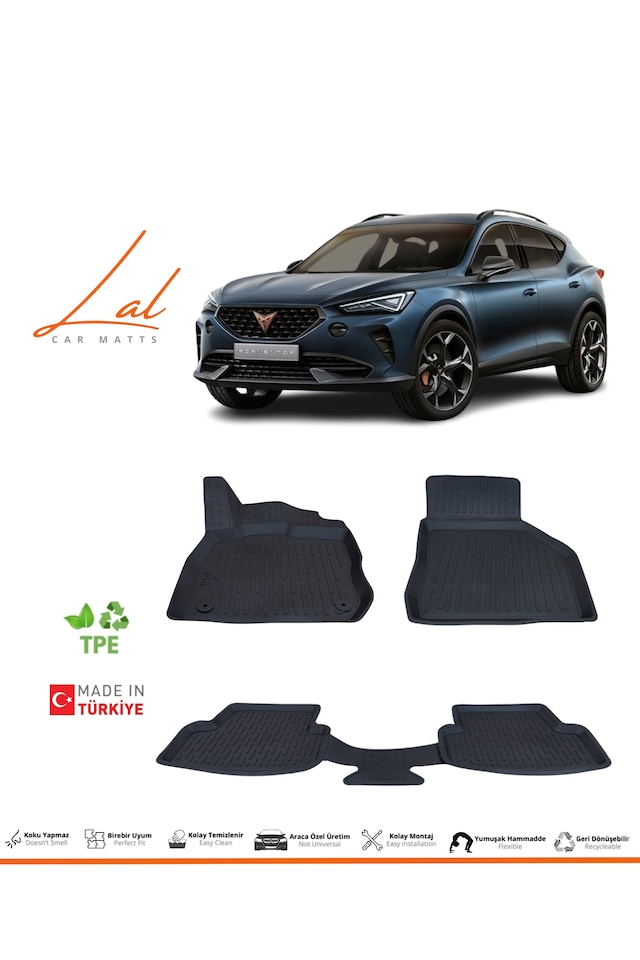 Cupra Formentor 3d Havuzlu Paspas 2021+