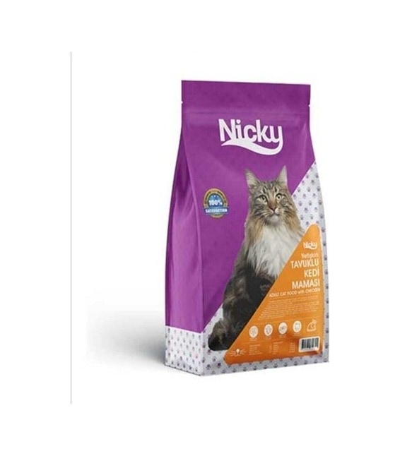 Nicky Tavuklu Yetişkin Kedi Maması 15 KG