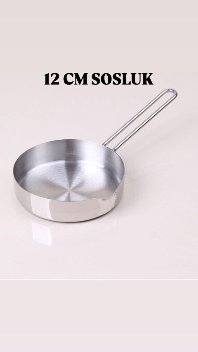 Çelik Tava 12cm- 14cm Sosluk/ Sütlük Kapaksız