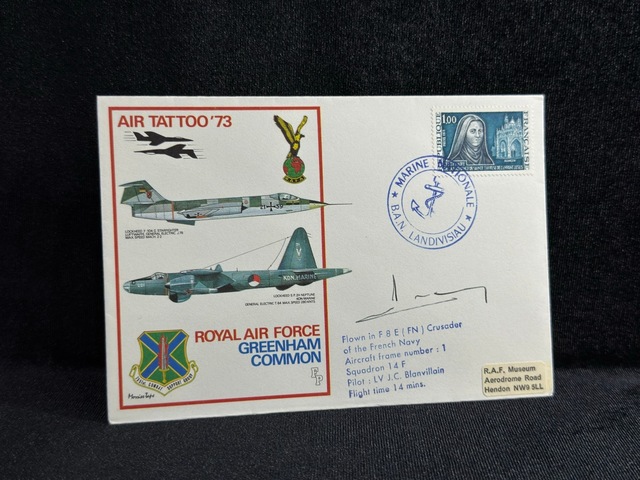 1973 İngiltere Kraliyet Hava Kuvvetleri Rafair Tattoo 73 Royal Air Force Fdc Islak İmzalı Limited