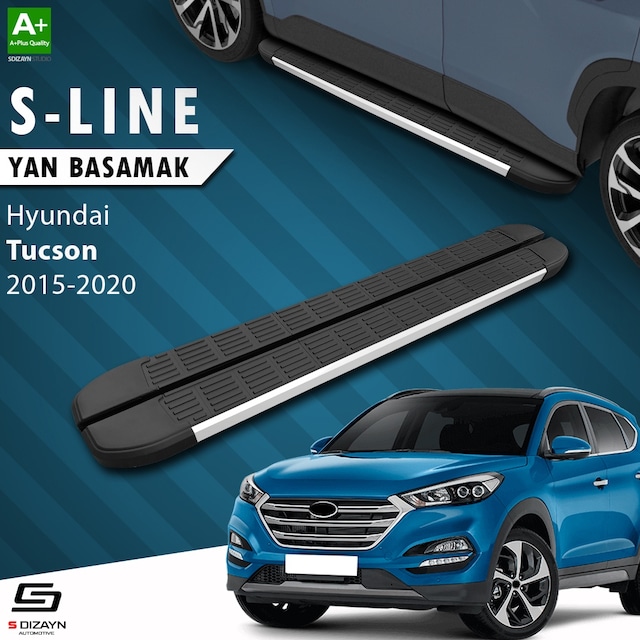 S-Dizayn Hyundai Tucson 3 S-Line Aluminyum Yan Basamak 173 Cm 201