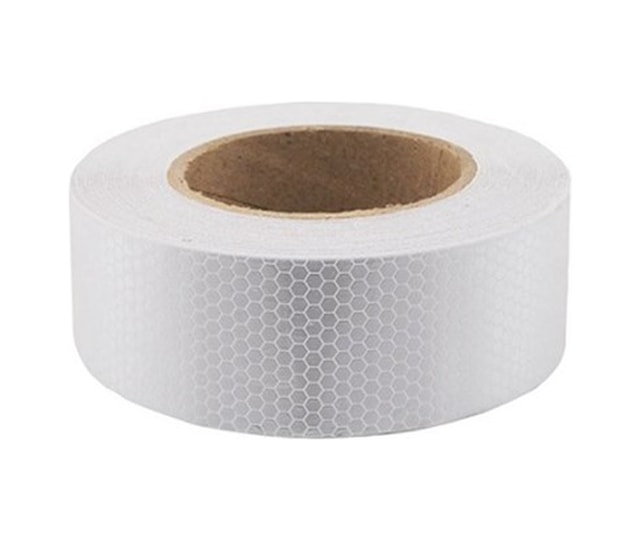 REFLEKTİF ŞERİT 55 MM BEYAZ (SERT YUZEY) (1 MT)