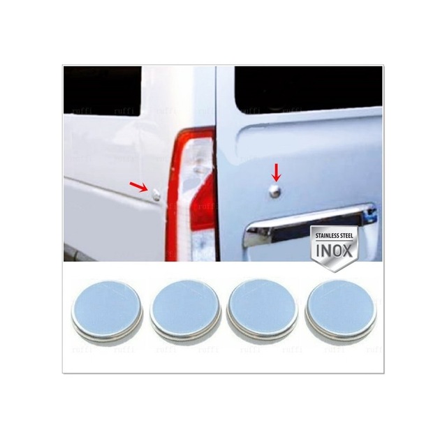 Renault Master Krom Bagaj Kapağı Tapa Kromu 4 Parça 2010 ve Üzeri