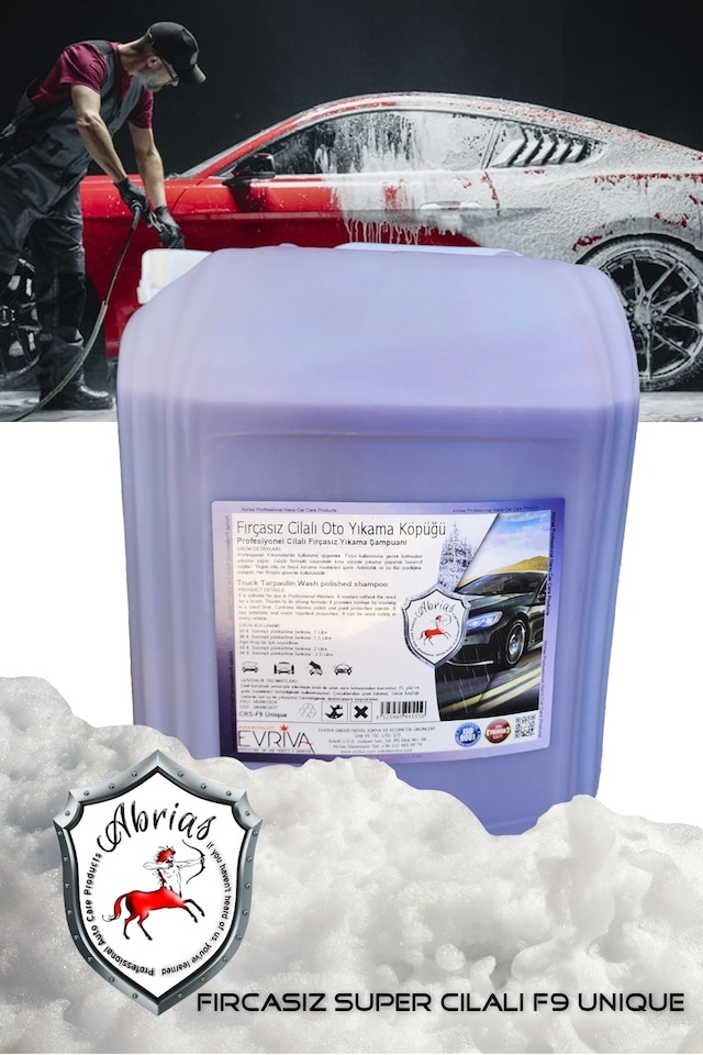 Fırçasız Cilalı Oto Yıkama Şampuanı F9 Unique 20 L