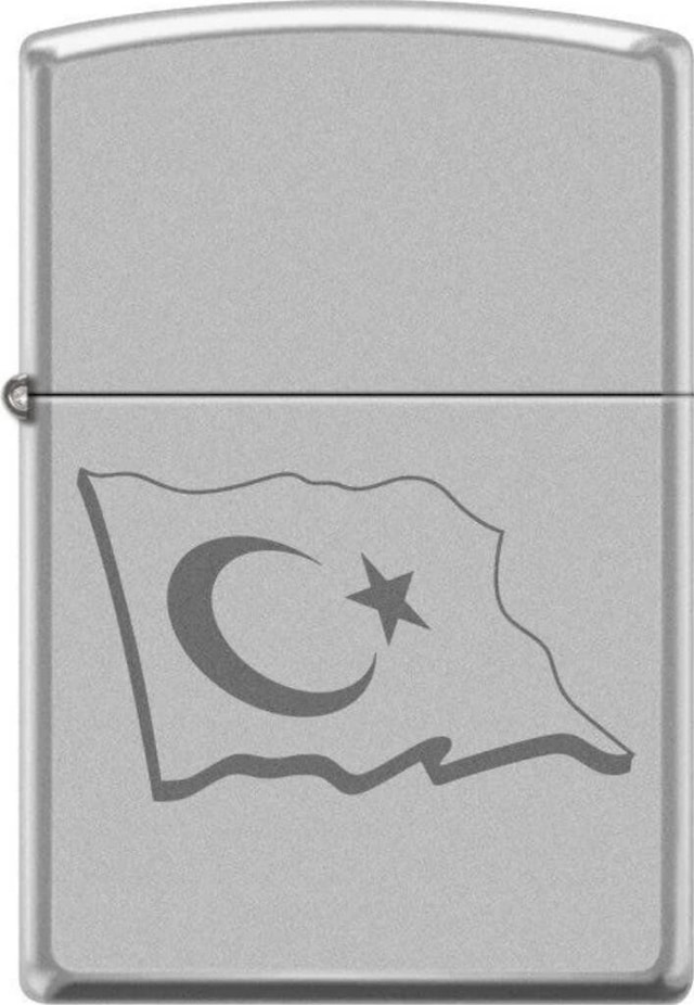 Zippo 205-106277 Turkish Flag-auto Engrave Çakmak