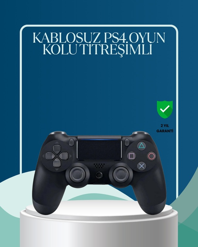 Kablosuz Ps4 Oyun Kolu Çift Motor Titreşimli Uzun Bataryalı Diğer