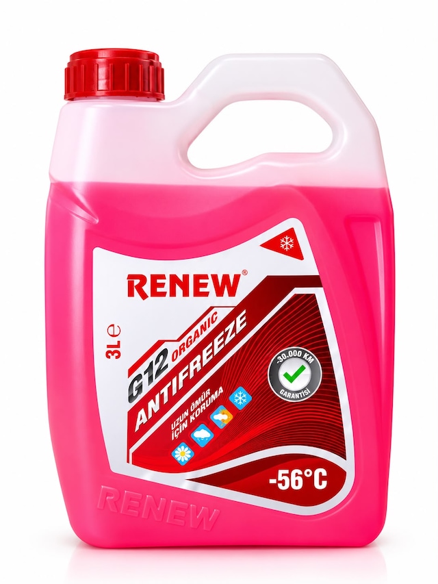 Renew Antifriz 3 Lt-56 Kırmızı G12 Organic