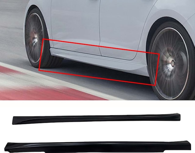 Opel Astra H Aero Yan Marşpiyel Seti Mat Siyah Plastik 2 Adet 2004-2013