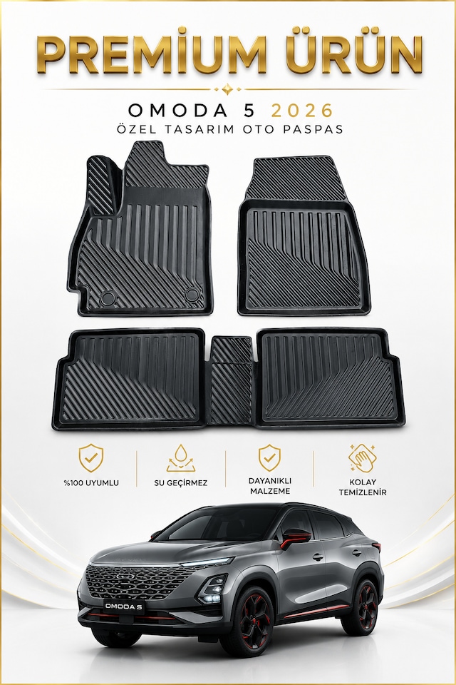 Chery Omoda 5 2026 3d Havuzlu Oto Paspas Premium