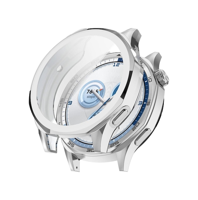 Watch Gt5 46mm İle Uyumlu Kasa Ve Ekran Koruyucu 360 Tam Koruma Silikon Kılıf Çok Renkli