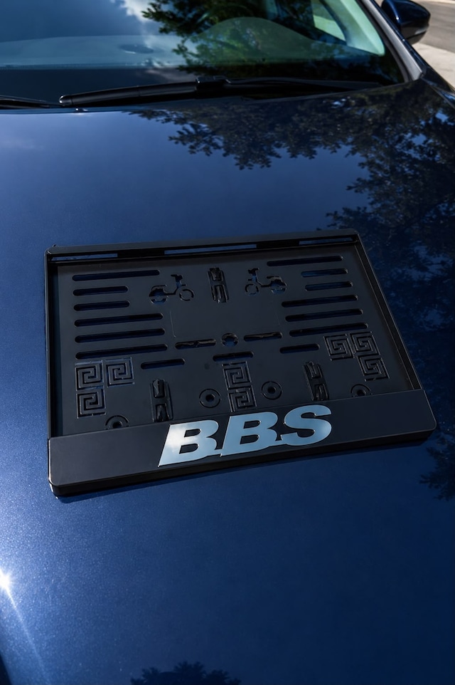 Bbs Krom Yazılı Motor Plakalık G012