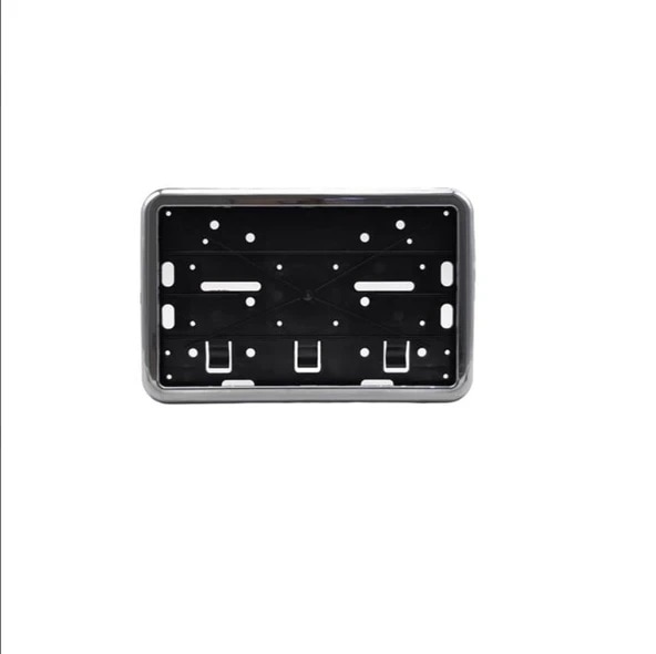 Plaka Altı Kare 26x17 Cm Motor Çerçeveli Krom Plakalık