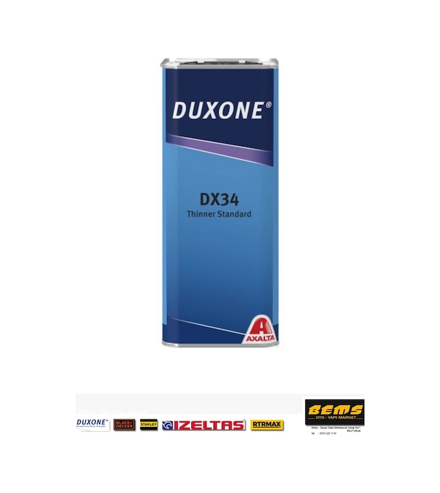 Duxone Dx34 Zk Standart Tiner 5 Litre