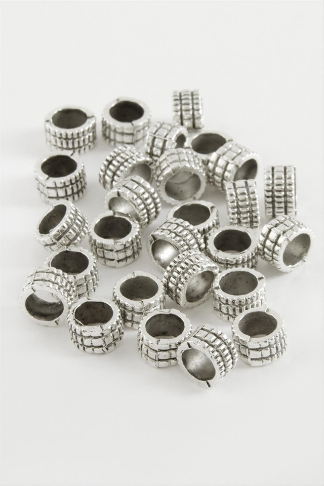 Noktalı - 583 - Tesbih Ara Aparatı 50 Gram - Spt-gld - Gümüş Rengi