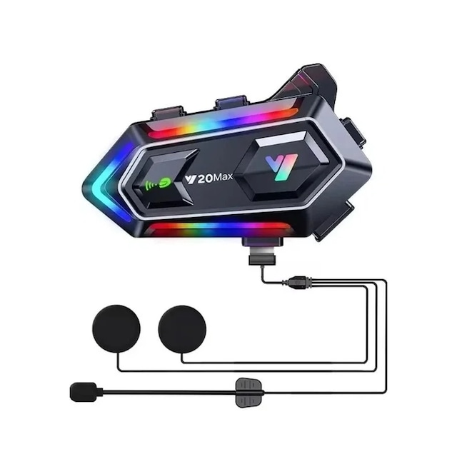 Ers Y20 Max Kablosuz Motosiklet Kask Intercom