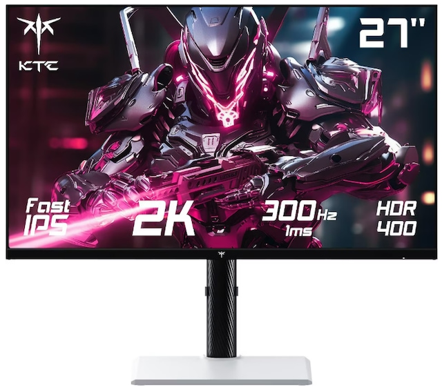 KTC H27E6 27" 1Ms 300Hz (320Hz O.C.) 2K QHD Fast IPS Pivot Gaming Monitör
