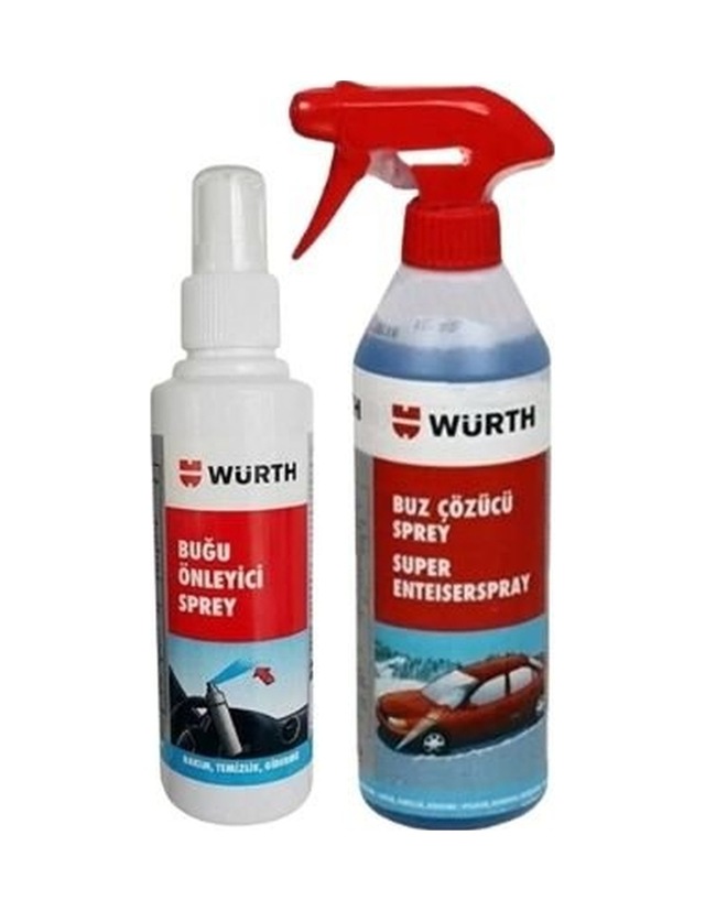 Wurth Buz Çözücü Sprey 500 Ml Ve Buğu Önleyici Sprey 150ml