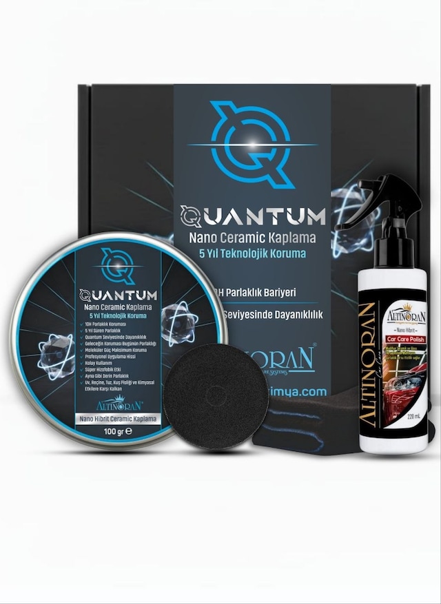Quantum Profesyonel Hibrit Seramik Wax Hızlı Cila 100 Gr 10h Sertlik 5 Yıl Koruma