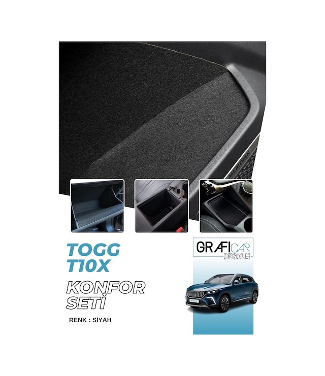 Togg T10x Uyumlu Konfor Seti Araç İçi Ses Kaplama