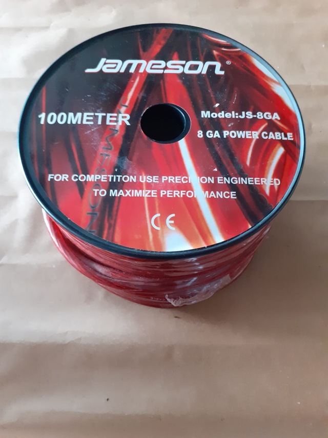 JAMESON JS-8GA Oto Amfi Power Kablosu-Tesisat Kablo