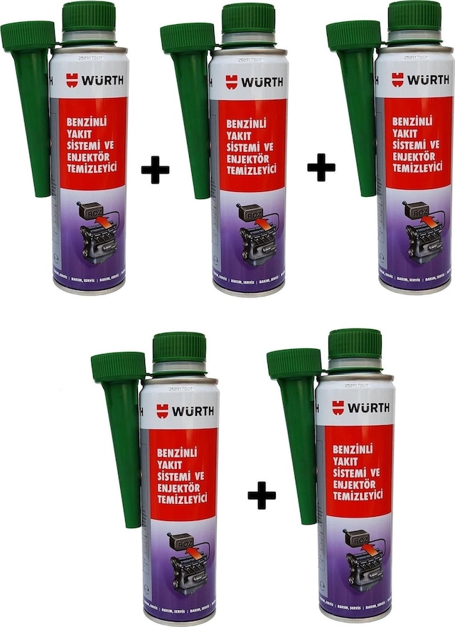 Würth Benzin Enjektör Temizleyici 5 Adet