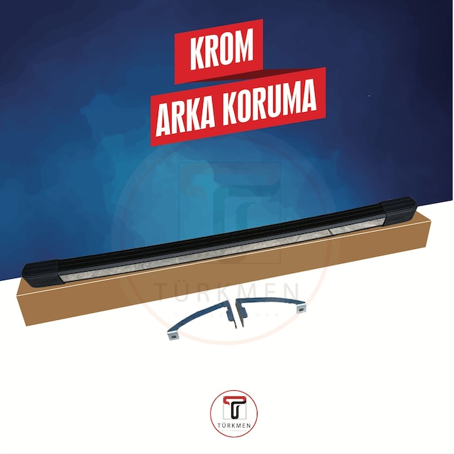 Türkmen Fiat Doblo Krom Arka Koruma 2024 Üzeri