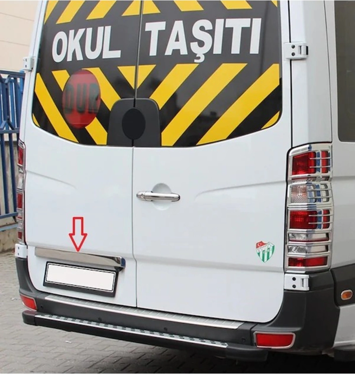 Ueskrom Volkswagen Crafter 2006-2018 Model Arası Krom Bagaj Çıtası Paslanmaz Çelik