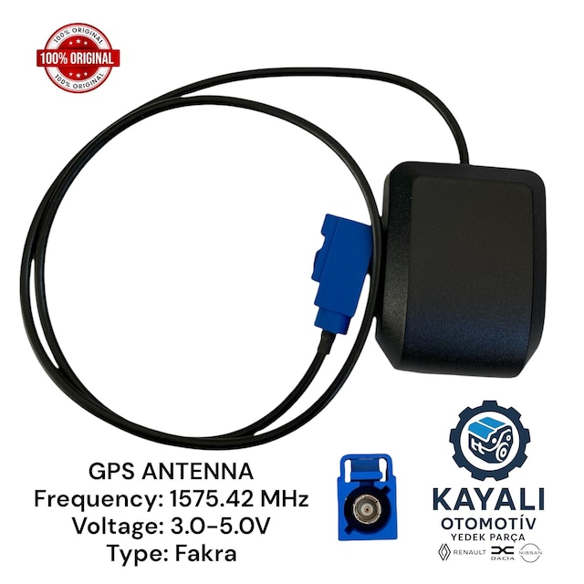 Gps Anten Mavi Soket Fakra