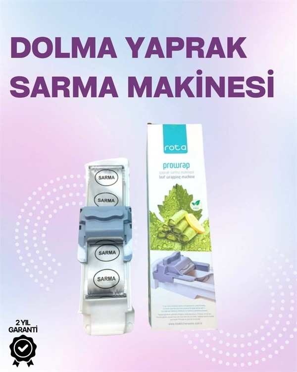 Mey İthalat Yaprak Sarma Makinesi Üzüm, Lahana Ve Pazı İçin Otomatik Sarım Kolaylığı.