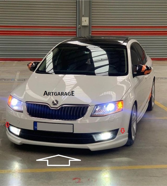 Skoda Octavia 2013-2017 Ön Tampon Eki-fiberglass-boyasız