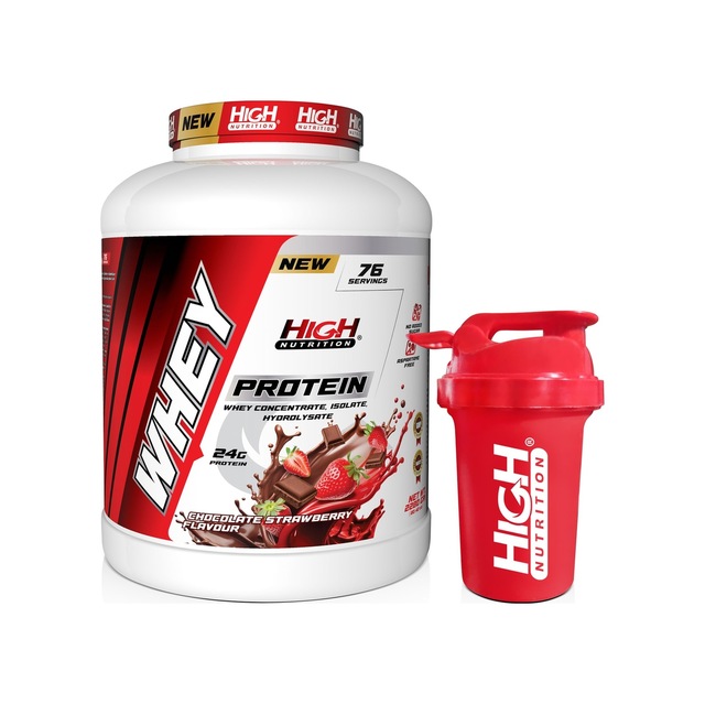 Protein Tozu 2280 Gr Çikolata Çilek Aromalı Whey Protein 24 Gram Protein 76 Servis Shaker Hediye