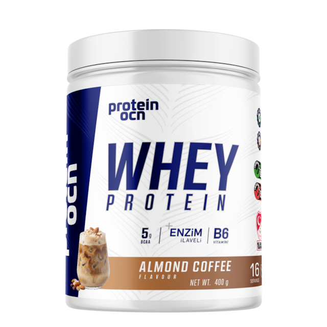Whey Protein Almond Coffee - 400g - 16 Servis Kahve